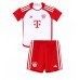 Fotbalové Dres Bayern Munich Harry Kane #9 Dětské Domácí 2023-24 Krátký Rukáv (+ trenýrky)